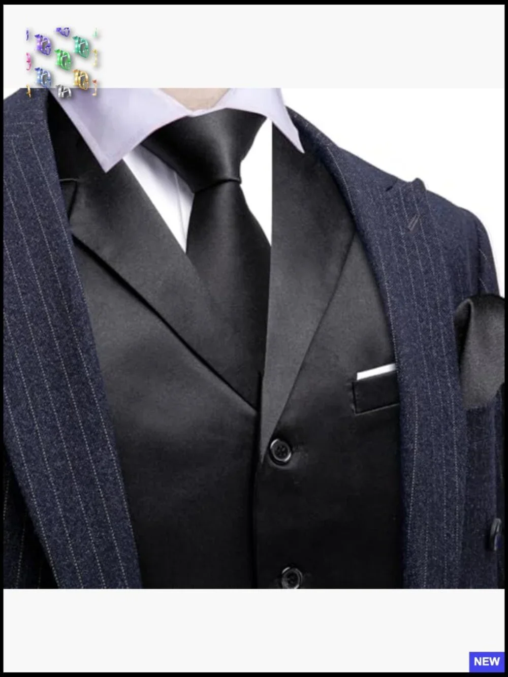 Slim Fit Formal Vest Set Lapel Collar Wedding Party Tuxedo Waistcoat Elegant